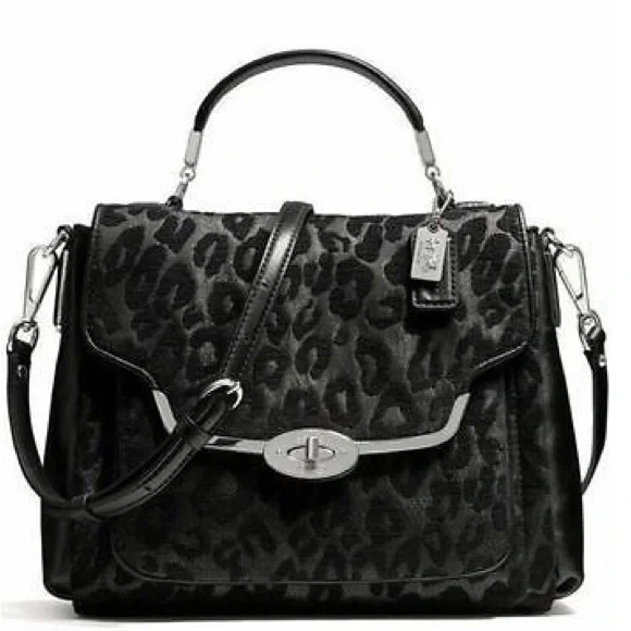 Coach | Bags | Nwot New Coach Madison Chenille Leopard Small  display picture 1